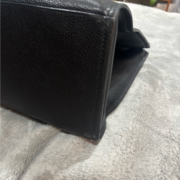 Tory Burch Black Leather Tote Bag - Picture 7 of 8